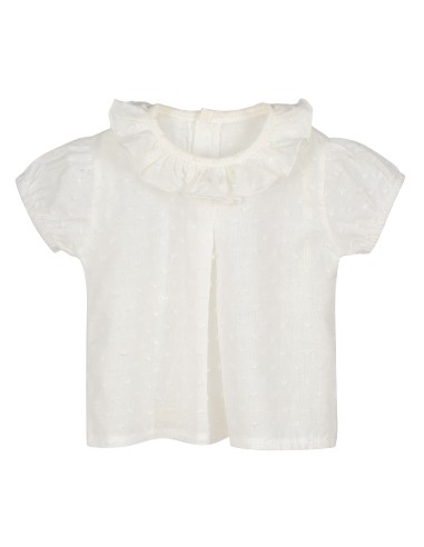 V Camisa Plumeti manga corta
