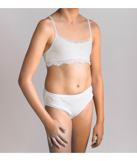 Conjunto Comunión niña top Ondina