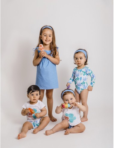 V3 Vestido Popelin Cactus