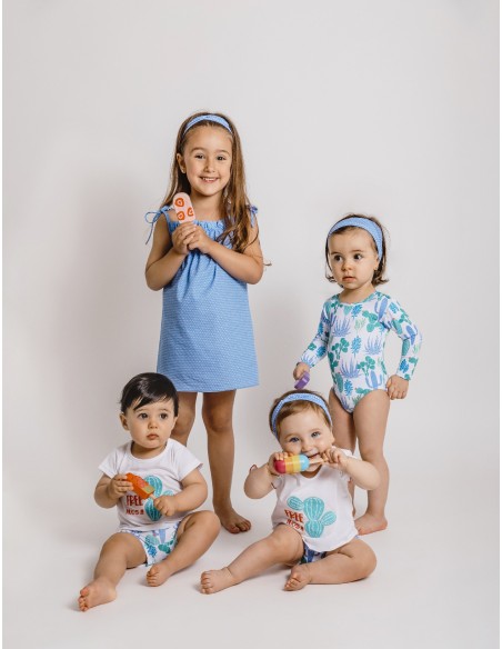 V3 Vestido Popelin Cactus