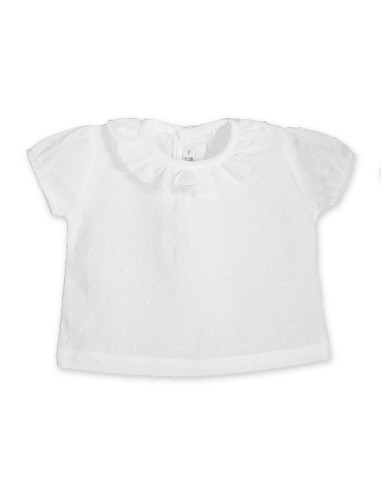 V Camisa Plumeti manga corta