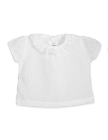 V Camisa Plumeti manga corta