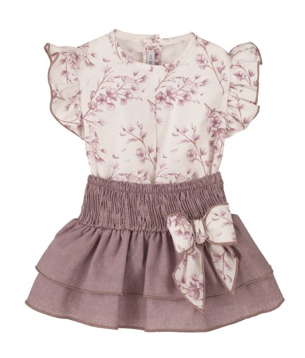 V4 Conjunto Falda Excellentt Ginseng