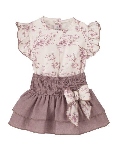 V4 Conjunto Falda Excellentt Ginseng