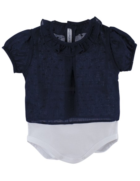 V Body camisa manga corta plumeti