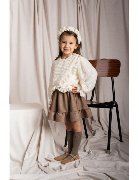 I Conjunto Blusa y Falda Raw