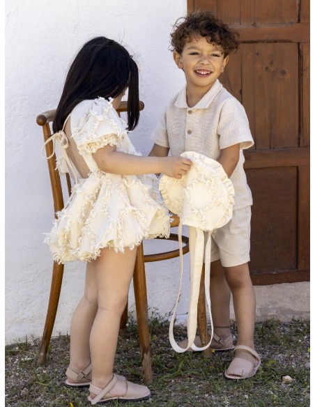 V Vestido WHEAT