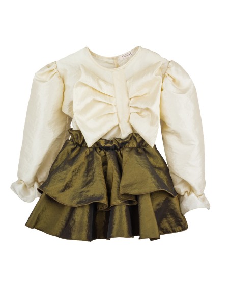 I5 Conjunto Blusa y Falda Capa Pop Space