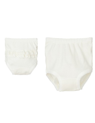 Braguitas Cubrepañal Puntilla Foto