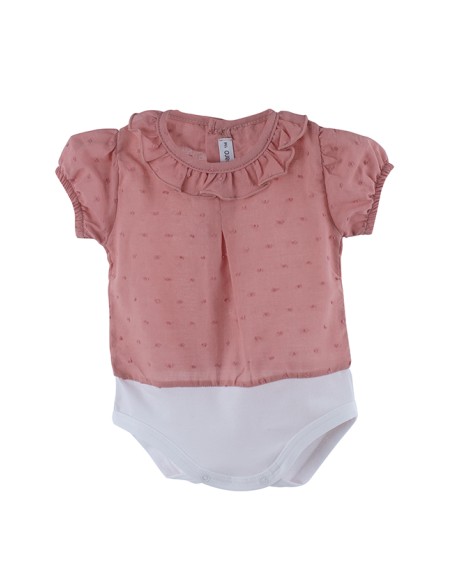 #Nude V Body camisa manga corta plumeti