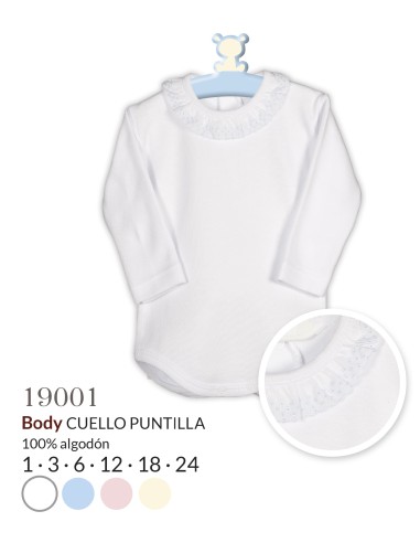 I Body cuello puntilla